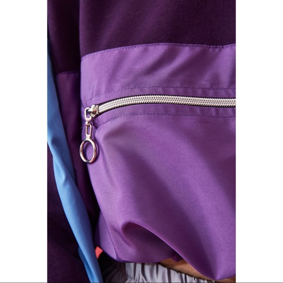 Woman Lilac Vintage Crew Neck Sweatshirts Small - Picture 2 of 4